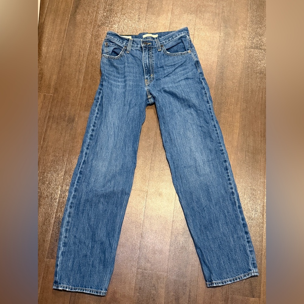 Levi's Womens Premium Dad Jeans Medium Indigo Sz 24 NWOT